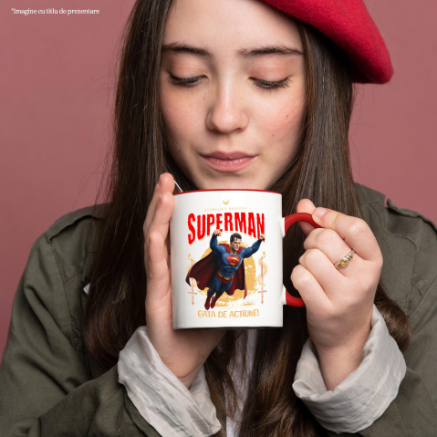 Cana Cu Superman Disney – Salvatorul in Actiune, Ceramica, 330ML [2]