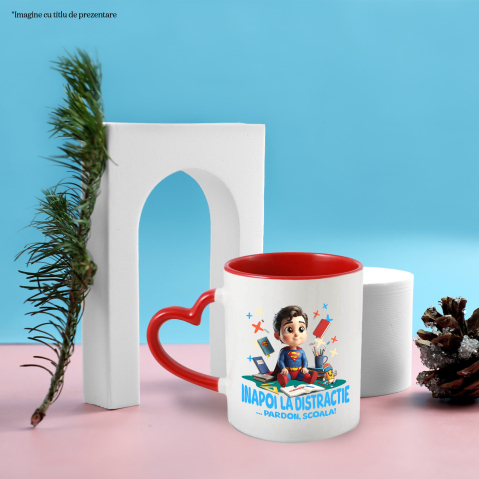 Cana Cu Superman – Scoala Devine Super, Ceramica, 330ML [1]