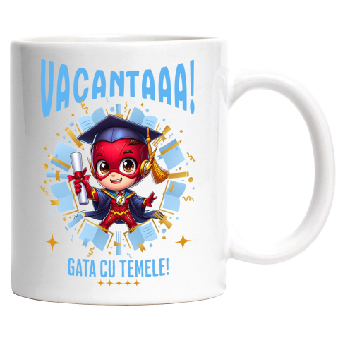 Supereroi - Cana Cu The Flash si Visele de Vacanta, Ceramica, 330ML