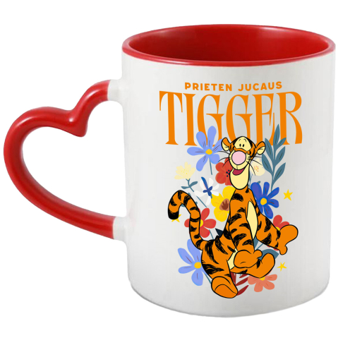 Desene Animate - Cana Cu Tigger, Pooh și Piglet – Prietenie Adevarata, Ceramica, 330ML