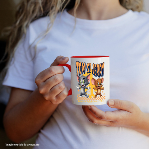 Cana Cu Universul Disney cu Tom and Jerry, Ceramica, 330ML [1]