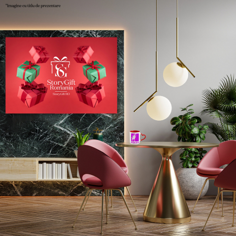 Cana Iubitorii De Copii, Siluete Diverse, Text Nume Personalizat, Parinte, Culoare Mov, Cu Litera, 330ML, Ceramica, Cu Maner Inima Rosie si Interior Rosu [3]