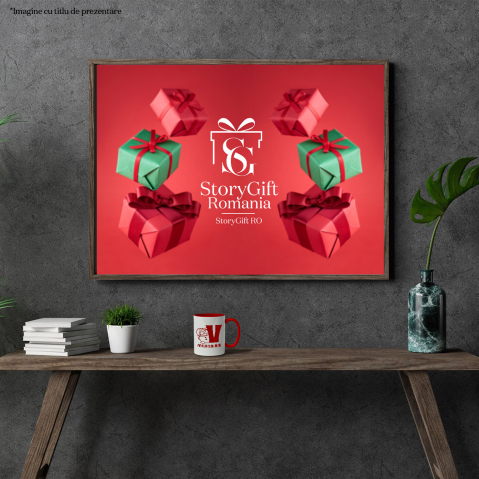 Cana Iubitorii De Craciun, Urs Gras Cu Caciula, Text Nume Personalizat, Copii, Culoare Rosu, Cu Litera, 330ML, Ceramica, Cu Maner si Interior Rosu [3]