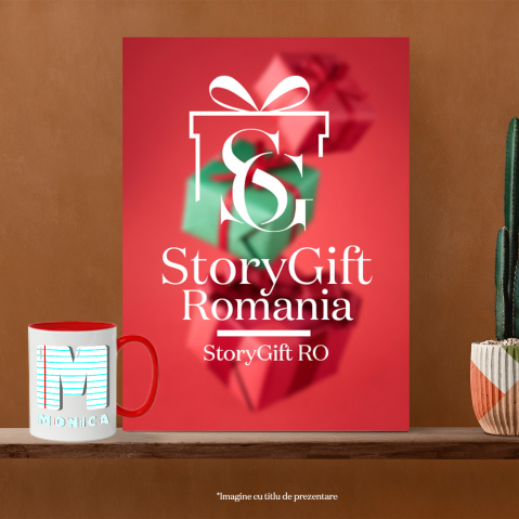 Cana Iubitorii De Scoala, Educatie, Text Nume Personalizat, Copii, Foaie caiet, Cu Litera, 330ML, Ceramica, Cu Maner si Interior Rosu [3]