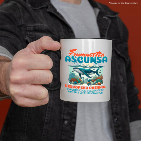 Cana Personalizata „Balena Sub Apa – Frumusețea Ascunsă a Oceanului Cadou Personalizat pentru Iubitorii de Mare și Viață Marină” [1]