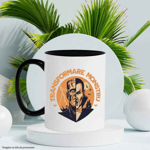 Cana Personalizata Vampir și Monstru Halloween - Cadouri Personalizate cu Design Horror și Transformare [2]