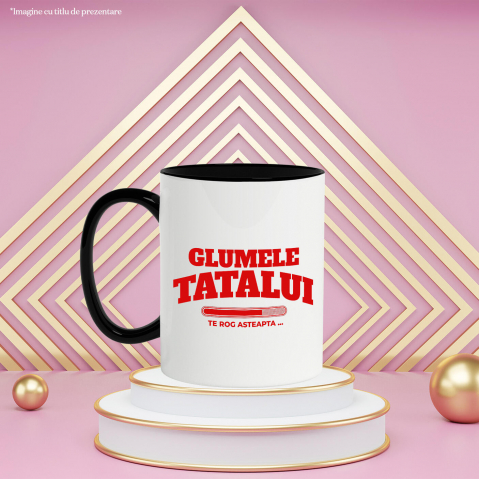 Cana Personalizata Bara De Încarcare Personalizată „Glumele Tatalui Te Rog Asteapta” – Cadou Amuzant Pentru Tata [2]