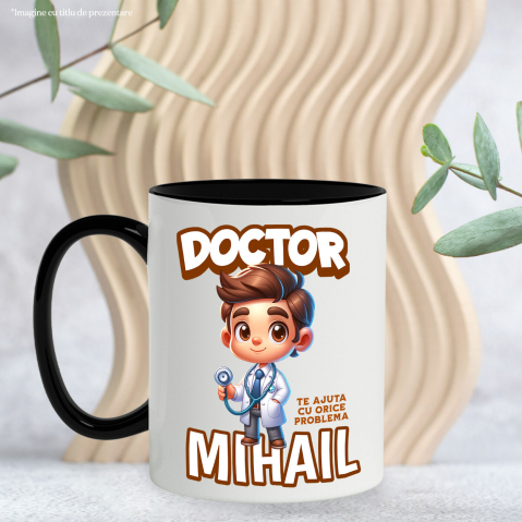 Cana Personalizata Doctor Super Erou – Animație Inspirată Din Pasiunea Pentru Medicină [2]