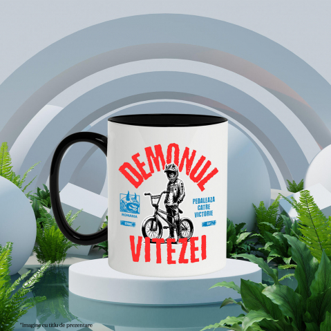 Cana Personalizata Demonul Vitezei pe BMX - Tricou Personalizat pentru Iubitorii de Adrenalină [2]