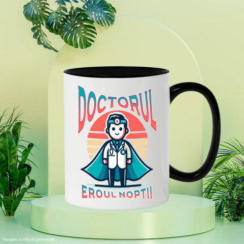 Cana Personalizata Doctor Super Erou – Eroul Sănătății Cu Pasiune și Dedicare [2]