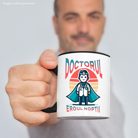 Cana Personalizata Doctor Super Erou – Eroul Sănătății Cu Pasiune și Dedicare [1]