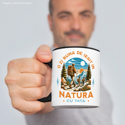 Cana Personalizata Cadouri Personalizate pentru Tati și Copii | Aventuri în Natură și Apus de Soare [1]