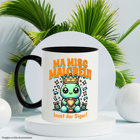 Cana Personalizata Broască Țestoasă Regală cu Coroană – Cadou Personalizat pentru Copii și Familie [2]