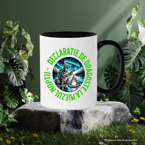 Cana Personalizata „Cadouri personalizate romantice cu broască țestoasă și declarație de dragoste pentru iubire” [2]