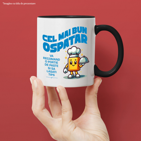 Cana Personalizata Bucată De Unt Cu Pălărie De Chef | Cadou Amuzant Pentru Iubitorii De Gastronomie [1]