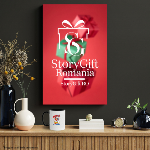 Cana Personalizata Pizza românească personalizată cu chef român și steagul României – Cadou perfect pentru familie și prieteni [3]