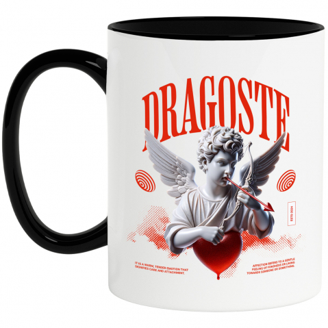 INGERI - Cana Personalizata Bust Statuie Cupidon - Cadou Personalizat Cu Text Dragoste | Iubire și Romantism