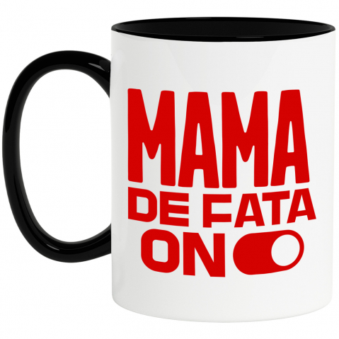 Căni - Cana Personalizata "Buton ON/OFF Iubire – Cadouri Personalizate pentru Mama și Fata cu Mesaj Dragoste"