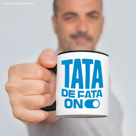 Cana Personalizata Cadouri Personalizate Tata și Fiica | Buton ON/OFF Iubire, Mesaje de Iubire și Familie [1]