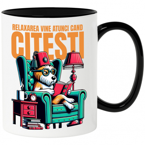 CAINE - Cana Personalizata „Câine Artist Tablou Canvas – Artistul Casei La Cerere – Pictură Personalizată Perete”