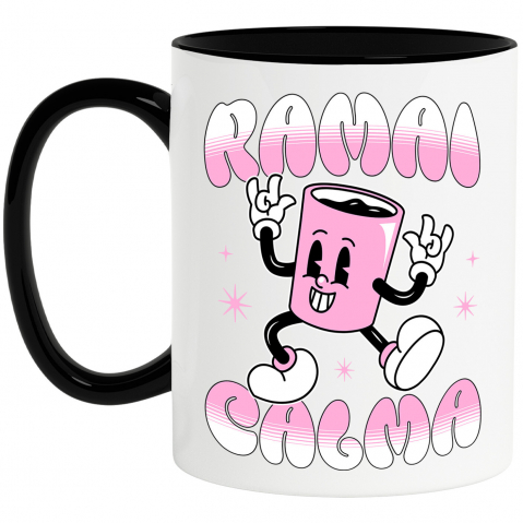 Bauturi - Cana Personalizata „Cană Haioasă Personalizată 'Rămâi Calm' – Cadou Amuzant pentru Familie, Copii și Prieteni”