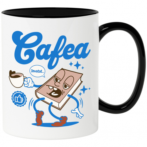 Bauturi - Cana Personalizata „Cana Personalizată „Carte Extenuată” – Cadou Perfect pentru Studenți și Învățăcei”