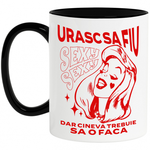 Căni - Cana Personalizata „Urasc să fiu sexy, dar cineva trebuie să o facă” – Mesaj Haios pentru Femei cu Păr Lung