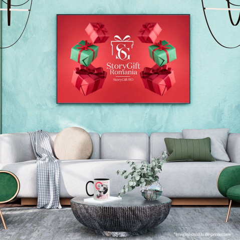 Cana Personalizata Chip Feminin cu Flori Diverse - „Relaxare, Simte-te Excelent” - Cadou Motivațional [3]