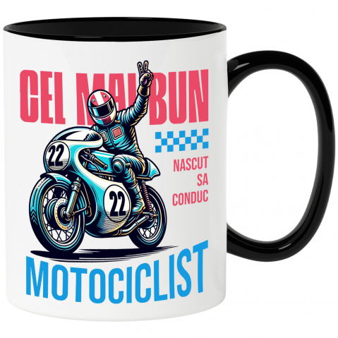 Motociclete - Cana Personalizata Conducător Profesionist de Motocicletă – Curse, Sport și Pasiune