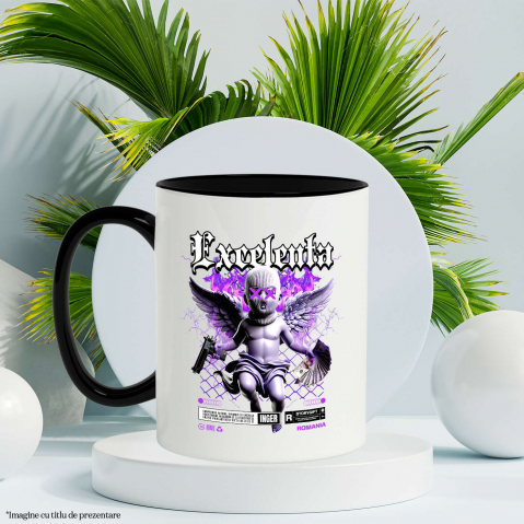 Cana Personalizata Statuie Copil cu Aripi și Bani - Cadou Motivațional pentru Excelență și Succes [2]