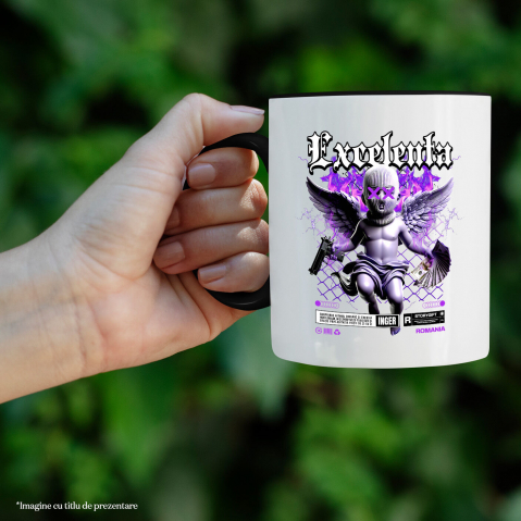 Cana Personalizata Statuie Copil cu Aripi și Bani - Cadou Motivațional pentru Excelență și Succes [1]