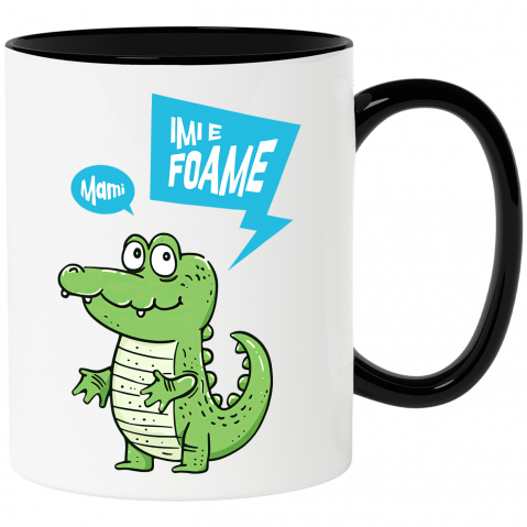 Copii - Cana Personalizata Crocodil Vesel Animat – Cadou Personalizat pentru Copii și Familie