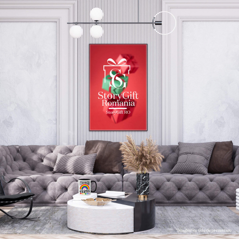 Cana Personalizata Iubirea Este Gratis - Cadou Personalizat cu Flori Colorate și Curcubeu [3]