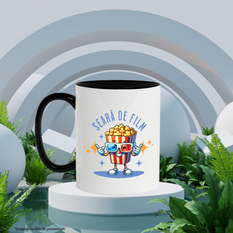 Cana Personalizata Cutie de popcorn cu ochelari 3D | Distracție în familie și cadouri personalizate pentru copii [2]