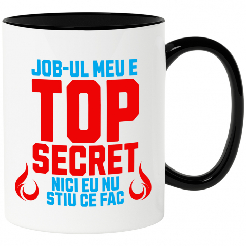 Meserii - Cana Personalizata Design Haios – Flăcări, Procrastinare și Meserie în Stil Amuzant