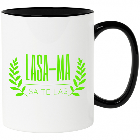 Amuzante - Cana Personalizata „Lasă-mă să te las” – Mesaj Ironic pentru Cadouri Personalizate de Iubire