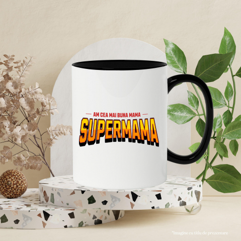 Cana Personalizata "Super Erou Mama – Cadouri Personalizate cu Mesajul ‘Am Cea Mai Bună Mama’" [2]
