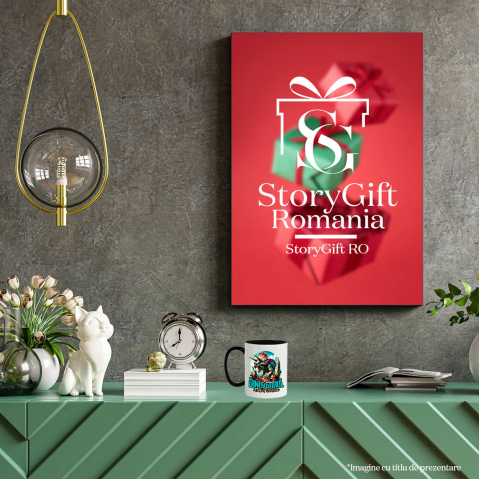 Cana Personalizata Dinozaur Fioros Atacă Orașul 3D - Cadou Personalizat pentru Copii și Tati [3]