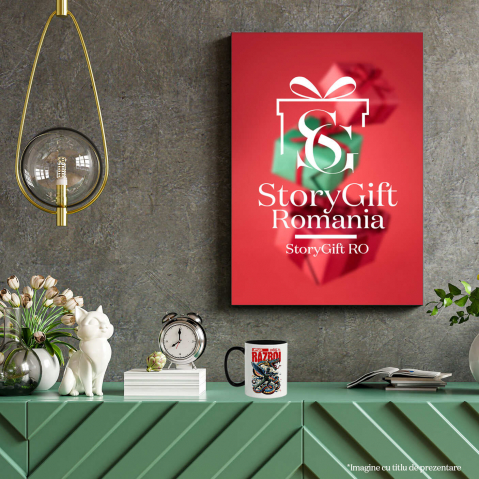 Cana Personalizata Costum Dragon Stil Șarpe – Războinic Chinez Cu Armă pentru Familie, Copii și Tati [3]