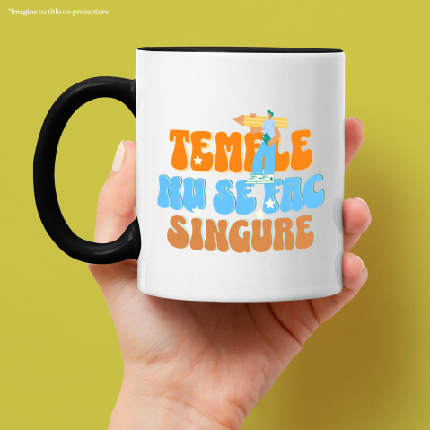 Cana Personalizata Tricou Personalizat Băiat - "Temele Nu Se Fac Singure" | Cadou pentru Școlari și Iubitori de Educație [1]