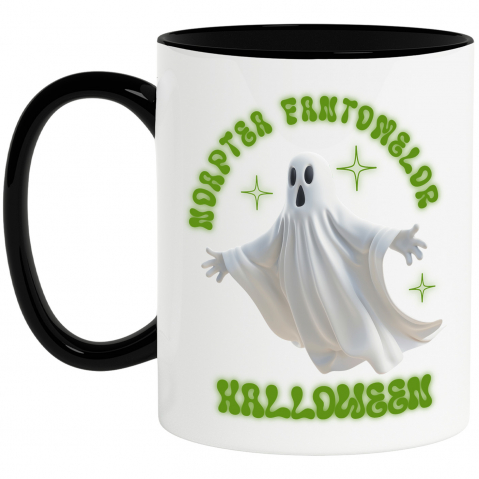 Halloween - Cana Personalizata Fantoma Albă de Halloween | Noaptea Fantomelor și Sărbătoare Horror