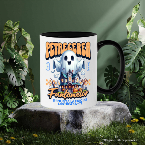 Cana Personalizata Casa Bântuită și Fantome | Petrecerea Fantomelor Halloween [2]