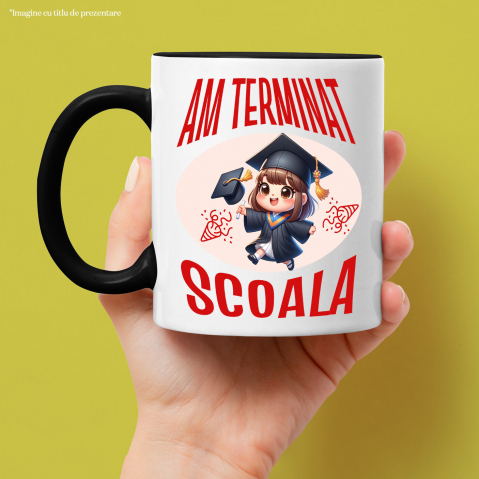 Cana Personalizata Fată Absolvire | Cadou Personalizat pentru Absolvenți [1]