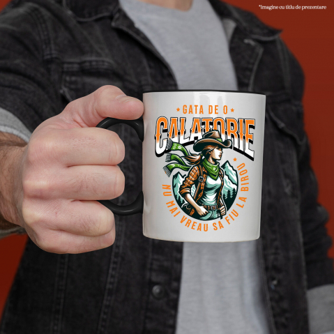 Cana Personalizata Tricou Personalizat Aventură - „Nu Mai Vreau La Birou” | Cadouri Unice [1]