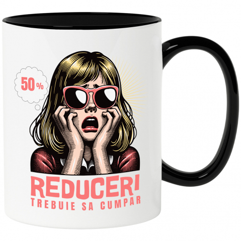 Retro - Cana Personalizata Fată Blonda Retro cu Ochelari de Soare - Reduceri și Cadouri Personalizate