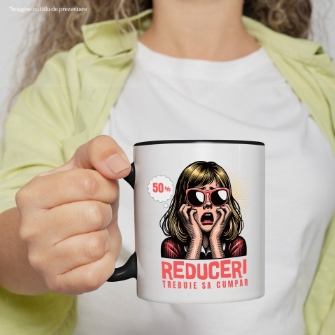 Cana Personalizata Fată Blonda Retro cu Ochelari de Soare - Reduceri și Cadouri Personalizate [1]