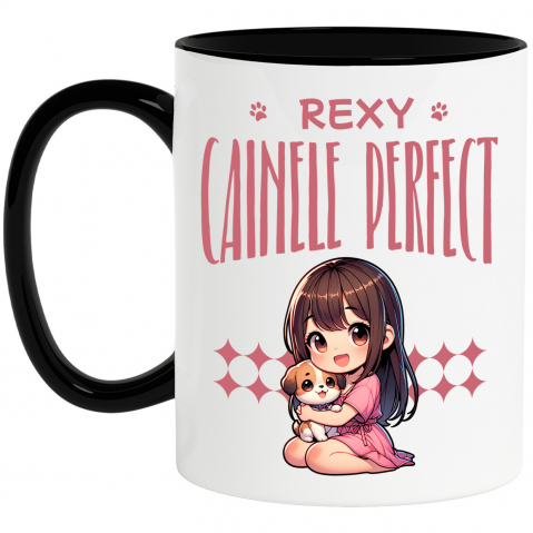 CAINE - Cana Personalizata Rexy Câinele Perfect – Tricou Personalizat pentru Iubitorii de Câini