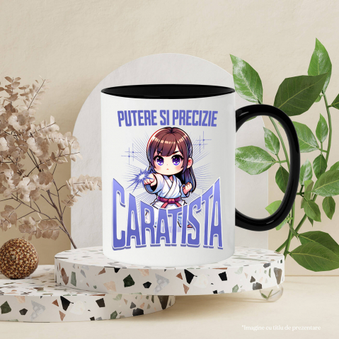 Cana Personalizata Fată Anime Karate – Putere, Disciplină și Motivație [2]