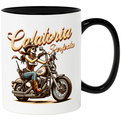 Motociclete - Cana Personalizata Tricouri Personalizate Moto - Femeie Biker Vintage & Stil Retro Unic