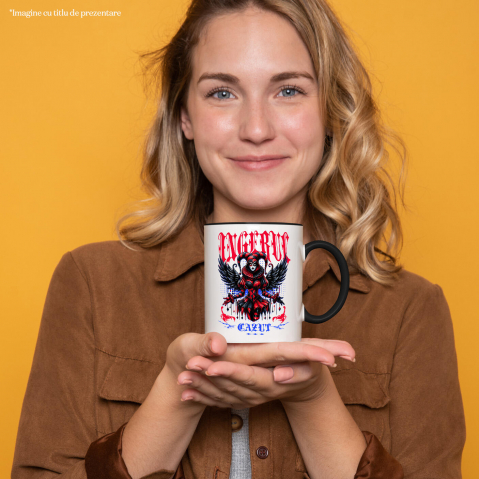 Cana Personalizata Costum Harley Quinn Animat | Ingerul Cazut Halloween [1]